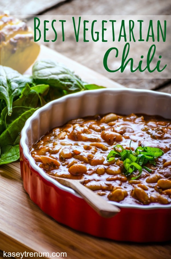 Best Vegetarian Chili Recipe | Kasey Trenum