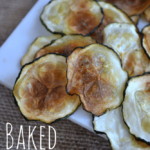 baked zucchini chips