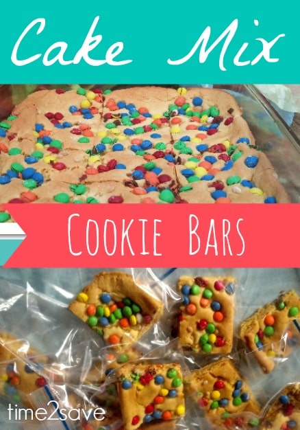 Cake Mix Cookie Bars Recipe