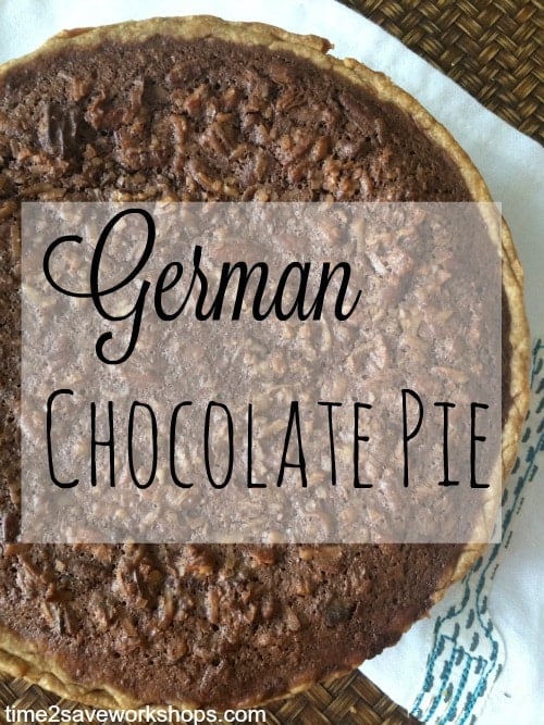 german chocolate pie