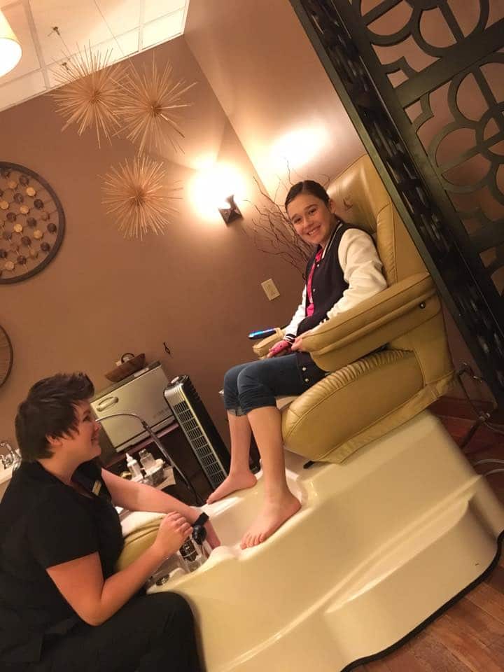 pedicure at the Chattanooga