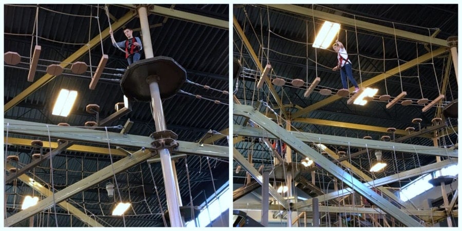 adventure forest ropes course