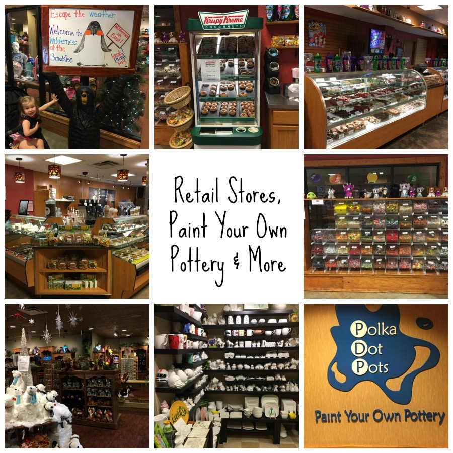 retail stores at wilderness at the smokies