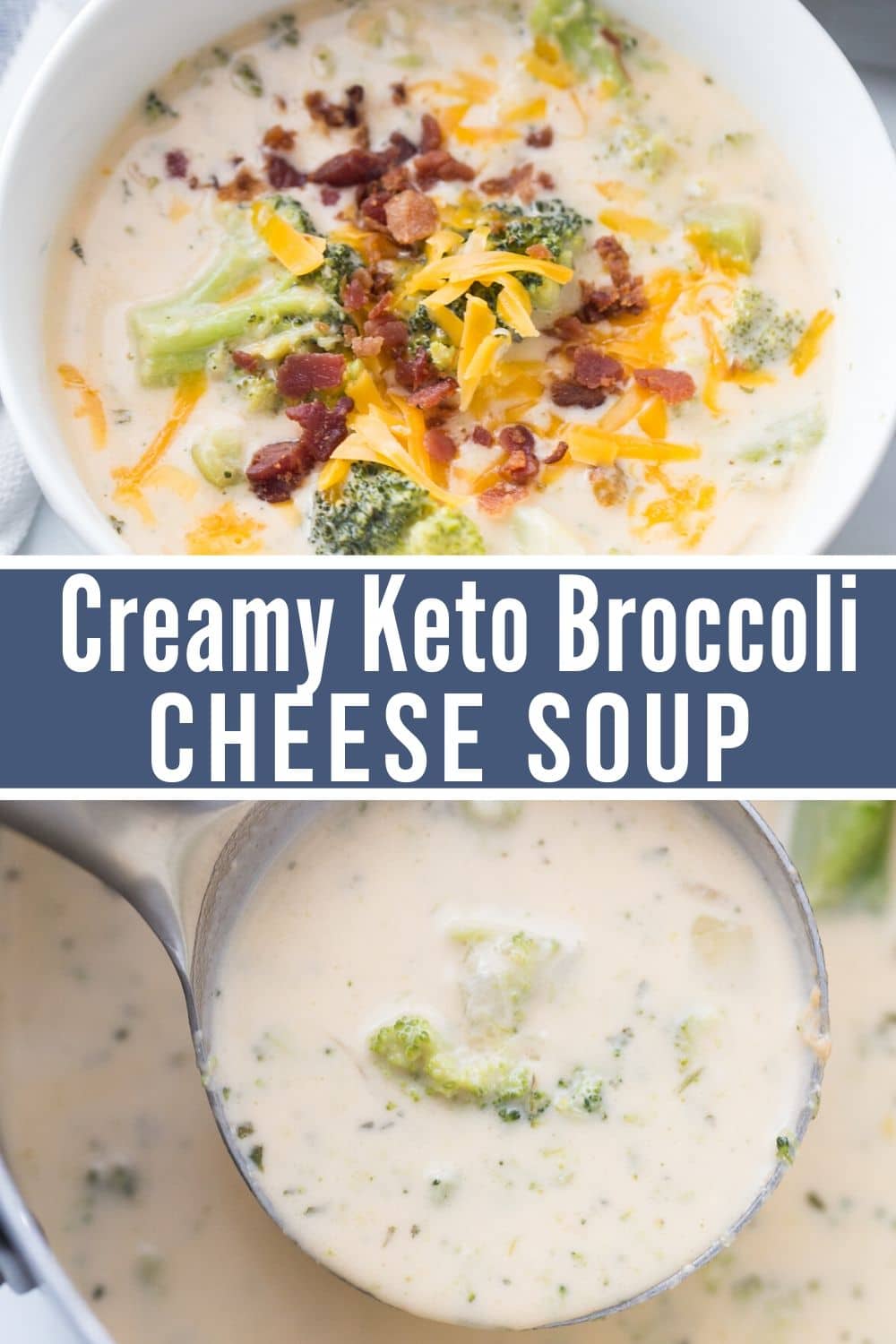 KETO Creamy and Healthy Broccoli Cheese Soup