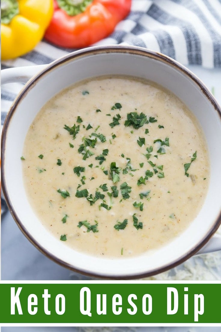 bowl of queso for Keto Diet