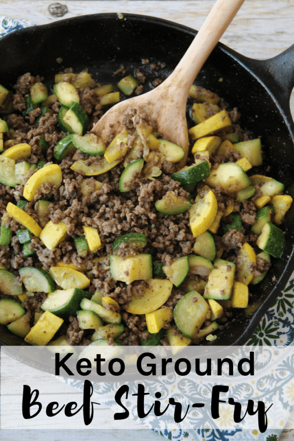 Keto Ground Beef Stir Fry / Simple & Delicious - Kasey Trenum