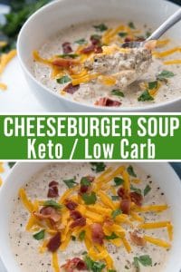 Keto Cheeseburger Soup Recipe {Comforting & Delicious} - Kasey Trenum