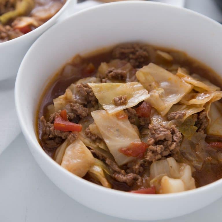 Unstuffed Keto Cabbage Soup {Instant Pot, Crock-Pot, or Stove-Top Directions}