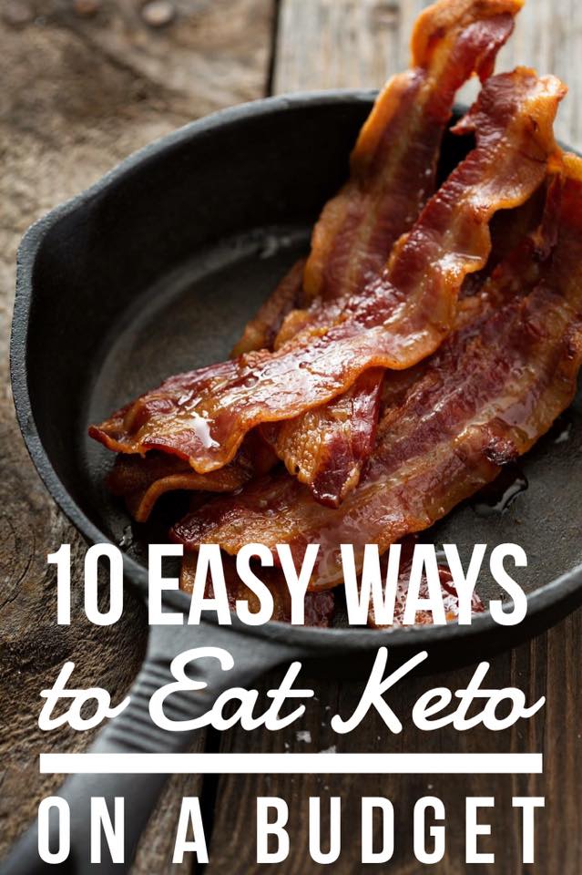 Keto Ways to Save Money Pictured Skillet Bacon 