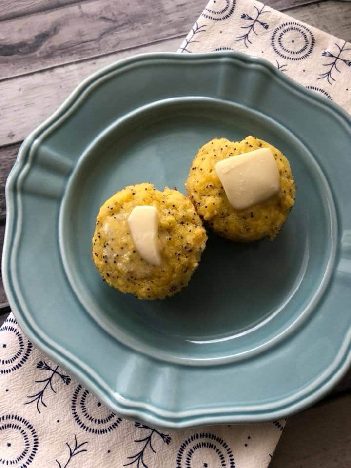 lemon poppyseed muffinThese Keto Lemon Poppyseed Muffins are the perfect low carb treat or breakfast on the go. Ready in minutes, they pack great lemon flavor without guilt!