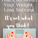 #1 thing affecting weight loss
