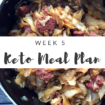 Week 5 Keto Meal Plan