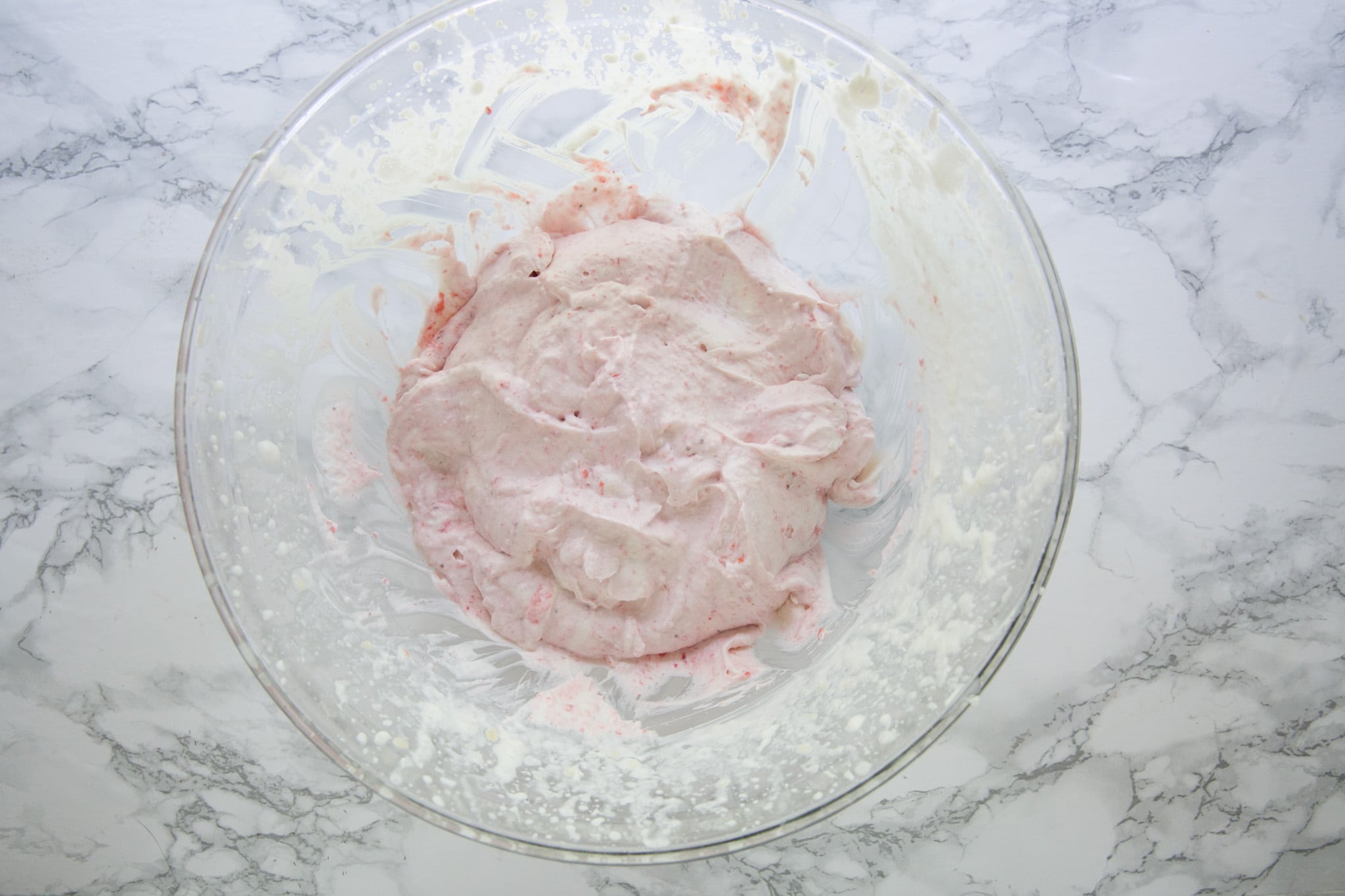 whipped strawberry puree 