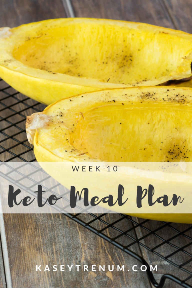 Keto Meal Plan Week 10