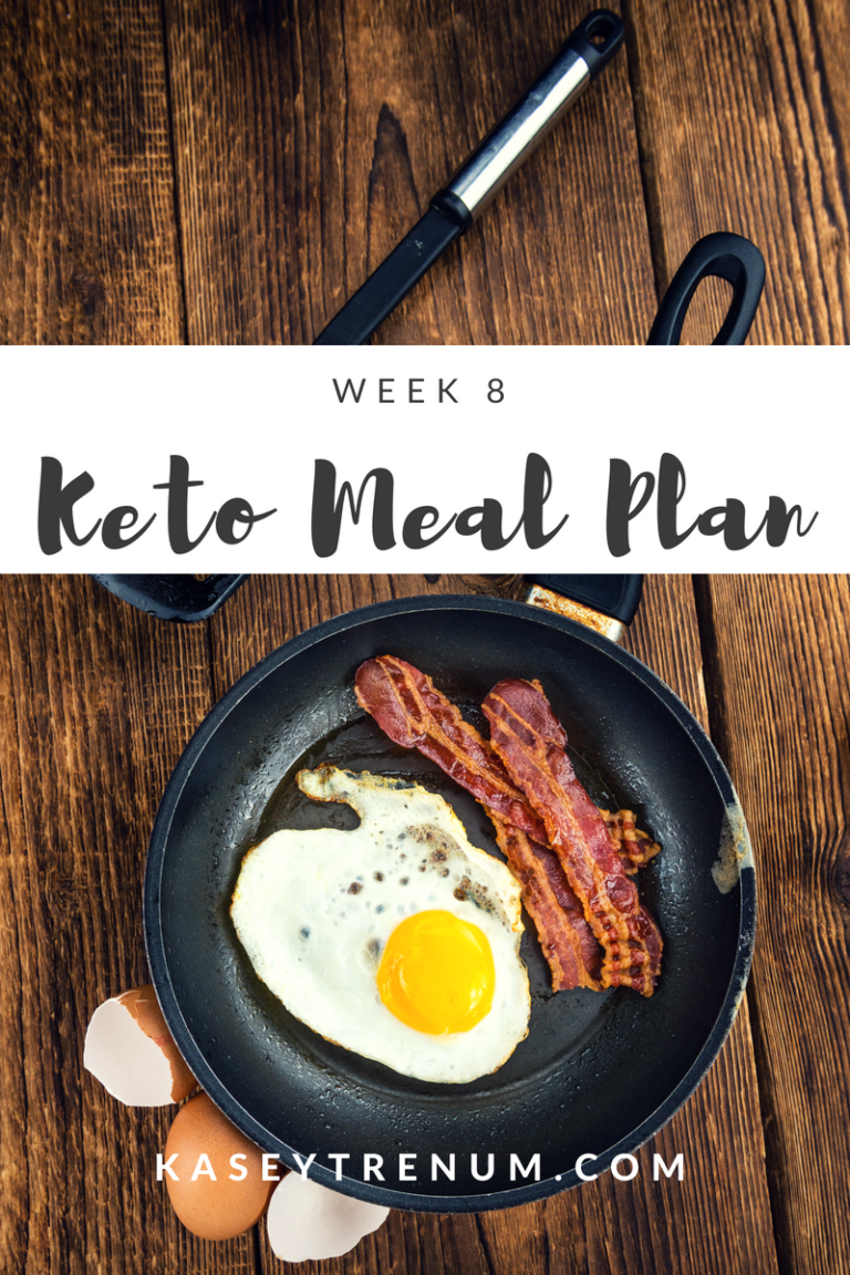 Keto Meal Plan Week 8