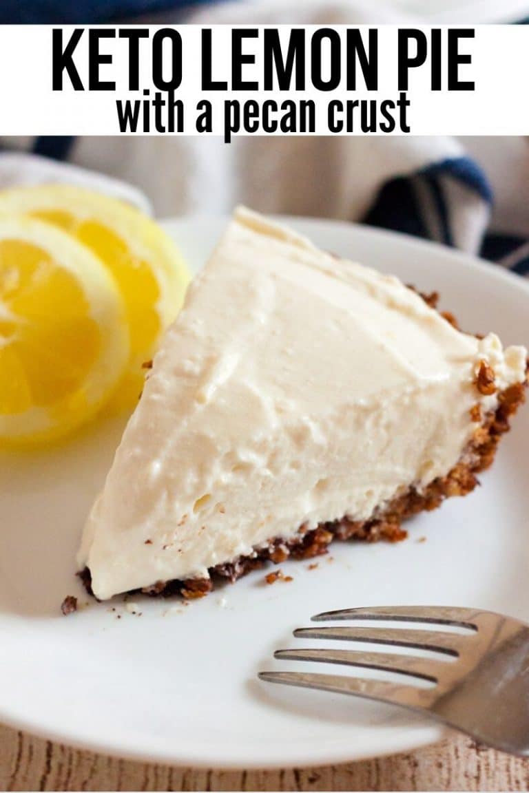 The Best Ever Keto Lemon Pie