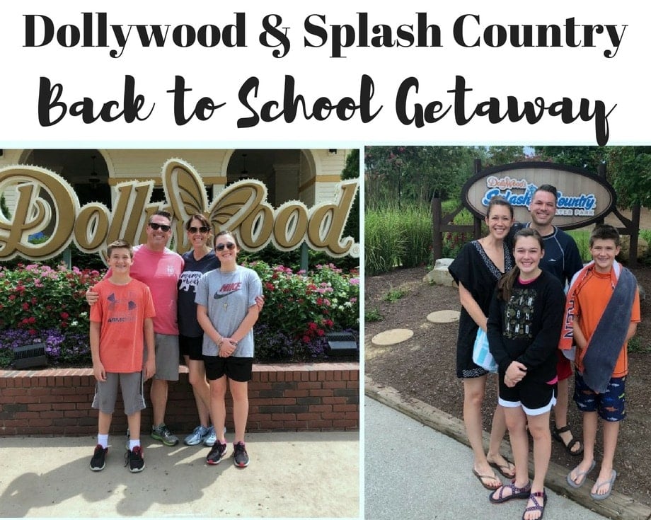 family at Dollywood and splash country