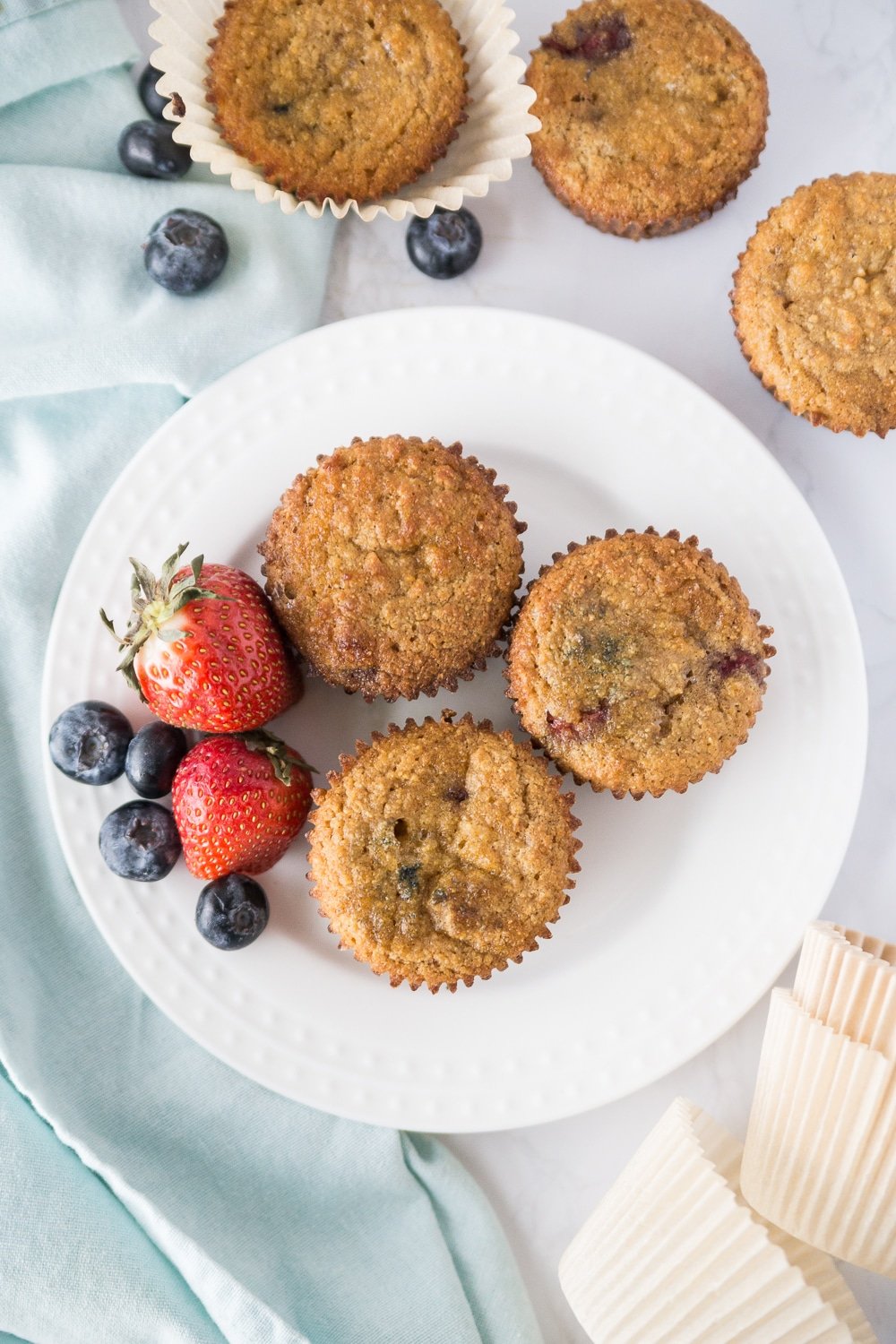 These Mixed Berry Muffins are not just delicious, but perfect for the ketogenic diet!