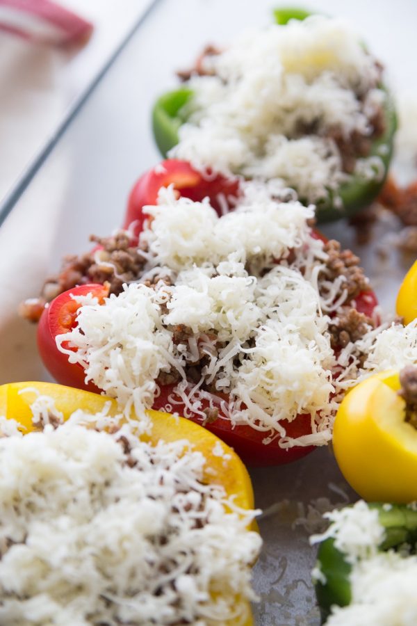 Keto Stuffed Peppers (Mexican Style) - Kasey Trenum