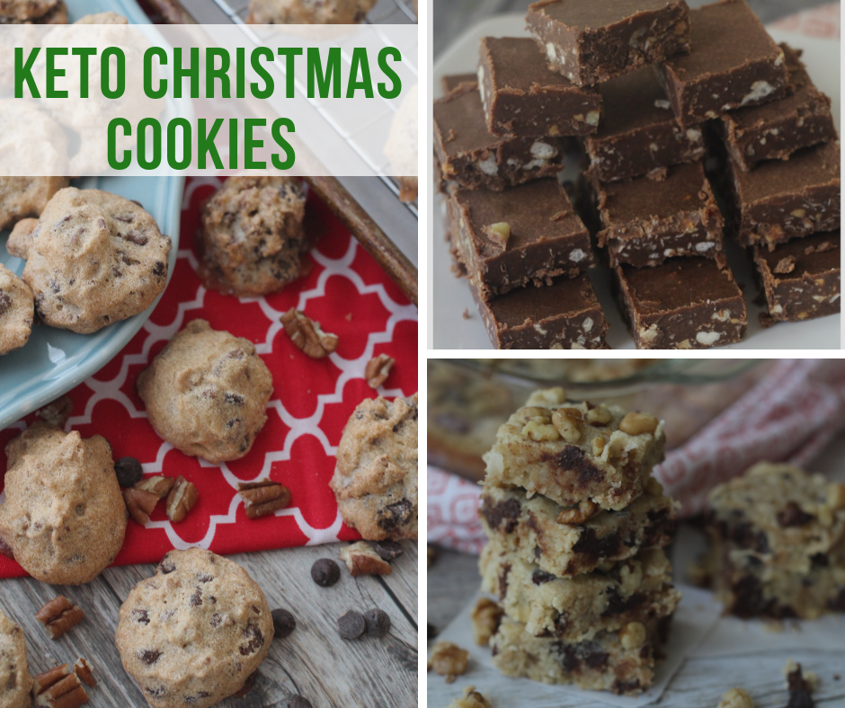 Check out this fantastic roundup of Keto Christmas Cookies, Bars and Candy recipes! You'll find a wide variety of Keto dessert recipes that will remind you of regular Christmas treats without all the carbs. #keto #lowcarb