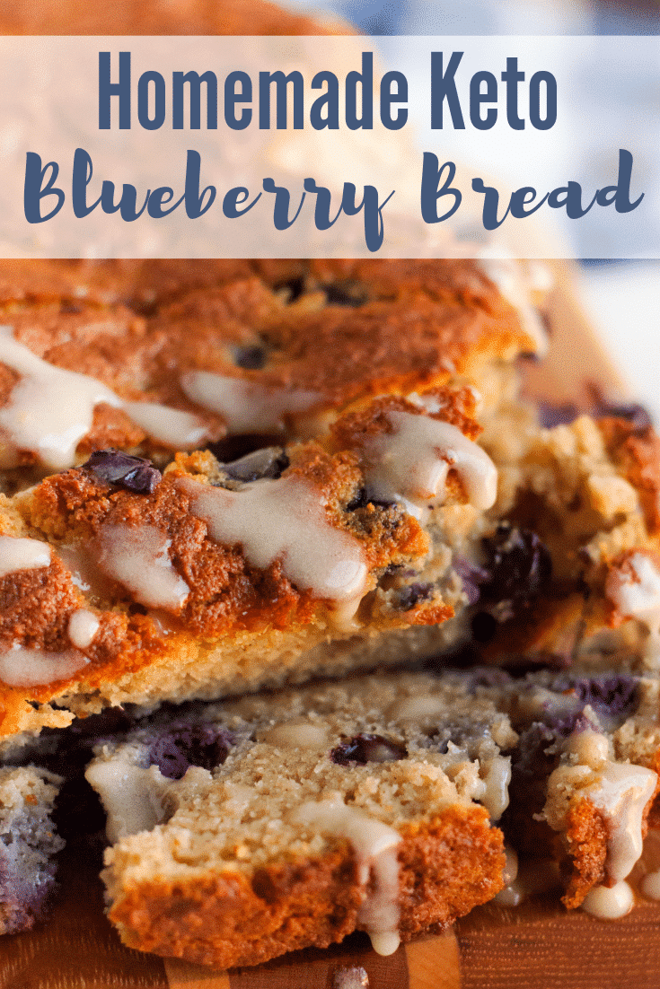 Homemade Keto Blueberry Bread