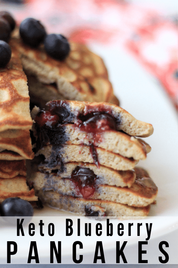 The BEST Keto Blueberry Coconut Flour Pancakes - Kasey Trenum