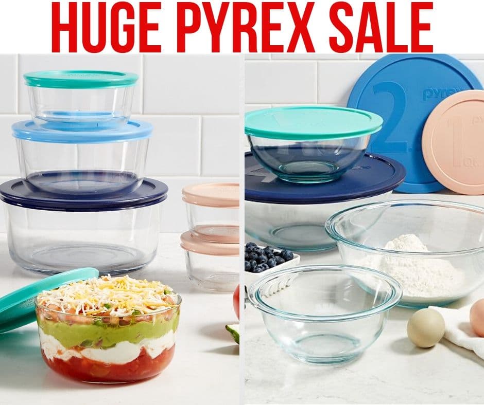 Pyrex 8 Piece Storage Plus Value Pack