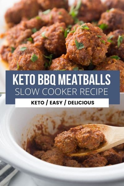 Mozzarella Stuffed BBQ Keto Meatballs Recipe - Kasey Trenum