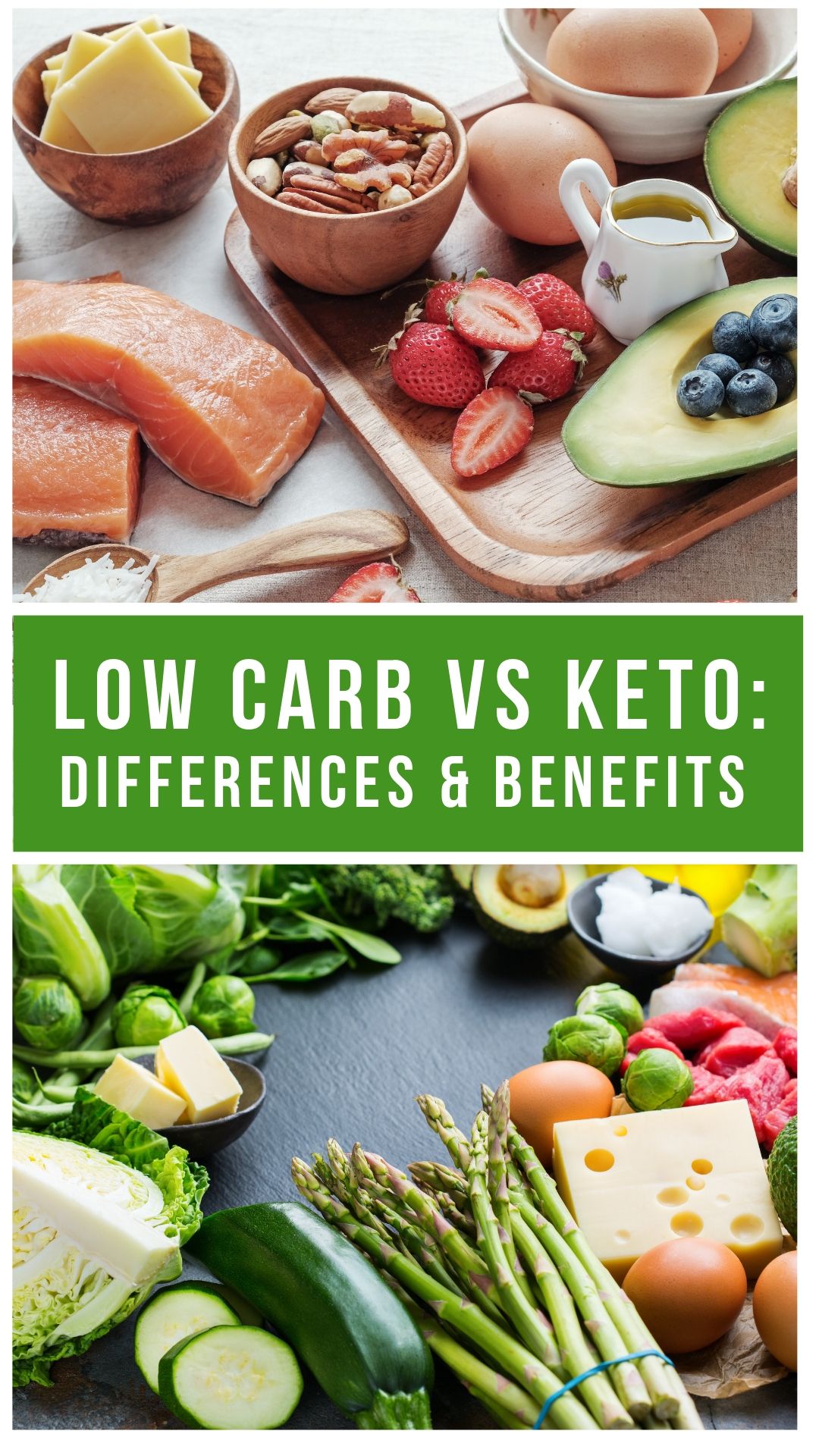 Low Carb Vs Keto Collage picture