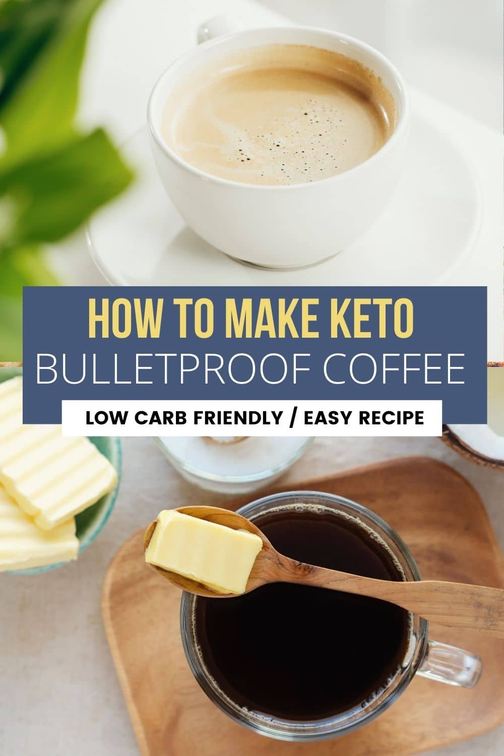 graphic for how to make keto bulletproof coffee
