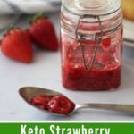 keto strawberry cheesecake topping-4