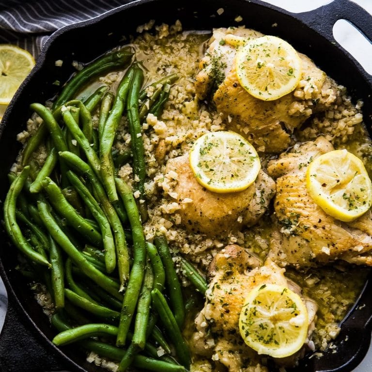 Low Carb Chicken Skillet Recipe (Easy One Pan Meal)