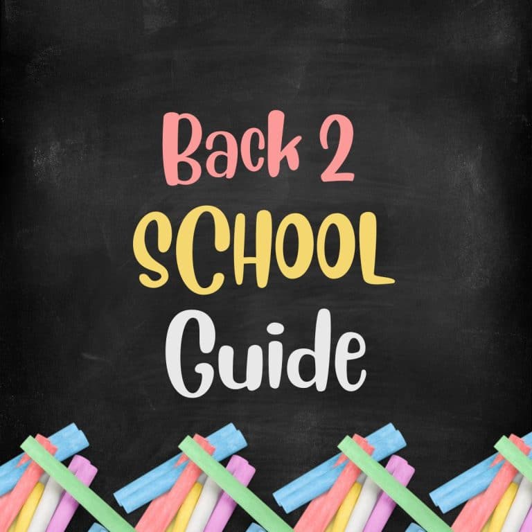 Back To School Guide Ideas