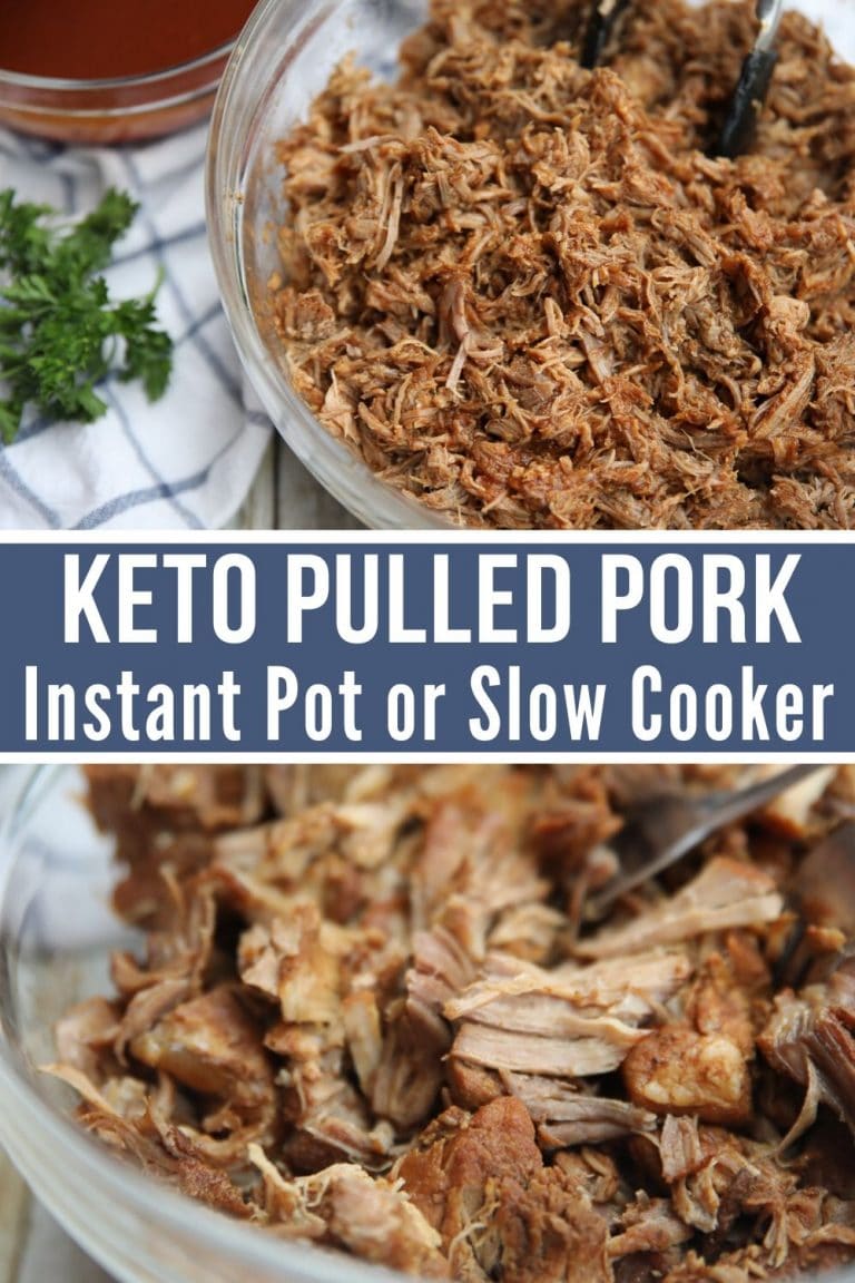 Easy Keto Pulled Pork Recipe (Instant Pot & Slow Cooker) - Kasey Trenum