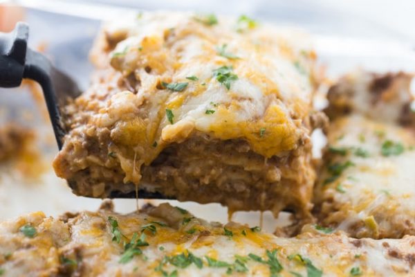 Cheesy Mexican Taco Casserole (Low Carb) - Kasey Trenum