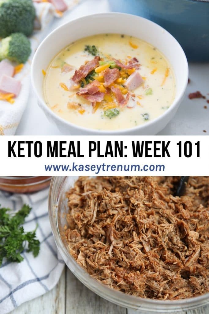 A Photo Collage of 2 Keto Meals in a Keto Meal Plan 