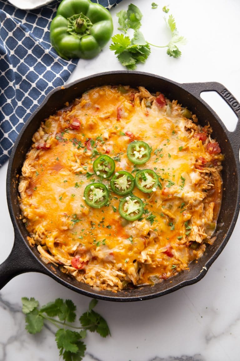Low Carb Keto One Pot Mexican Taco Skillet