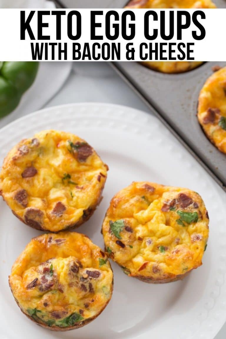 Keto Egg Cups with Bacon & Cheese
