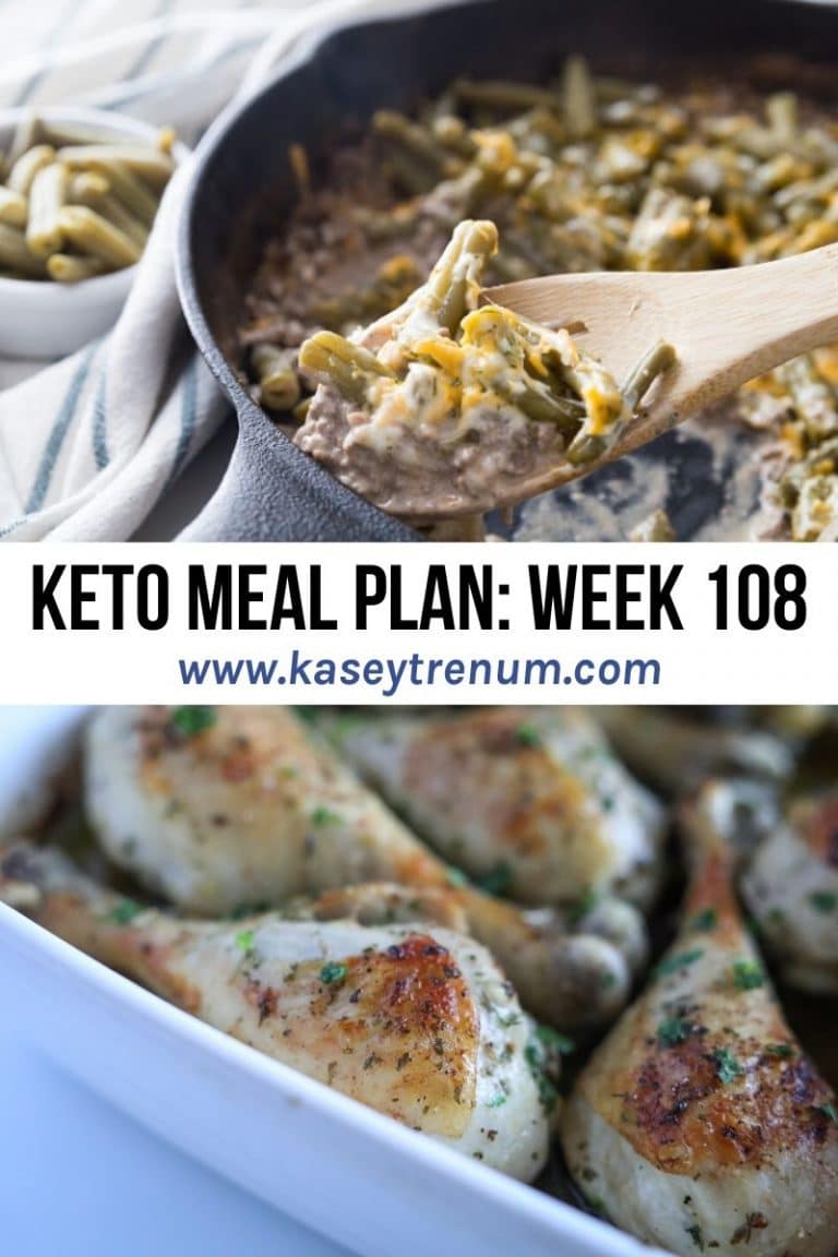 Keto Meal Plan: Week 108