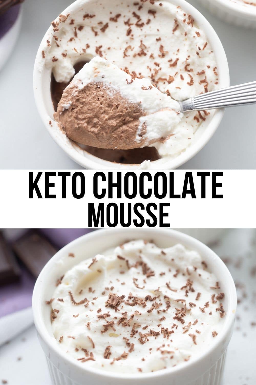 collage low carb chocolate mousse