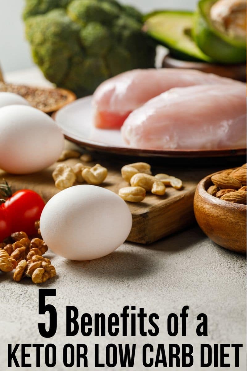 A picture of eggs, chicken and nuts for the benefit of Keto Diet 
