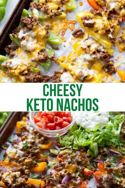 Cheesy Bell Pepper Keto Nachos (Low Carb) - Kasey Trenum