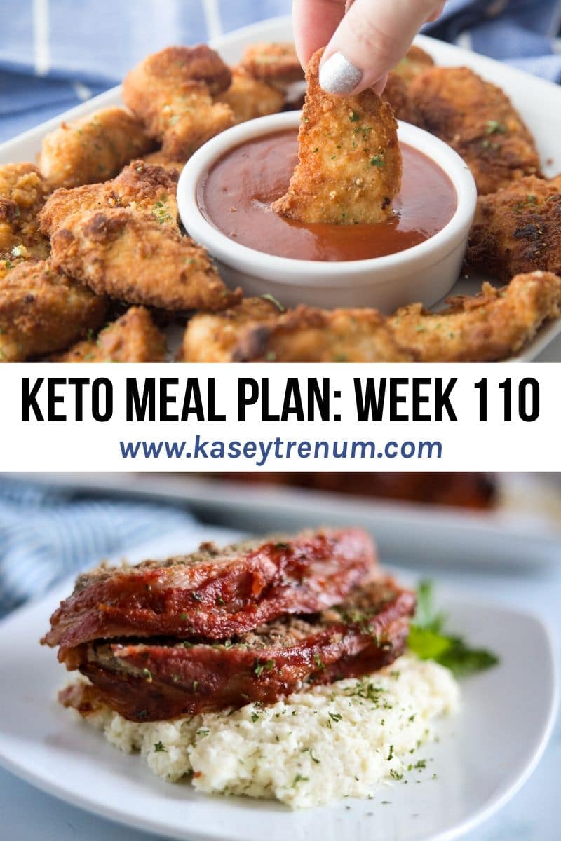 Photo Collage of 2 Keto Recipes in a Keto Meal Plan 