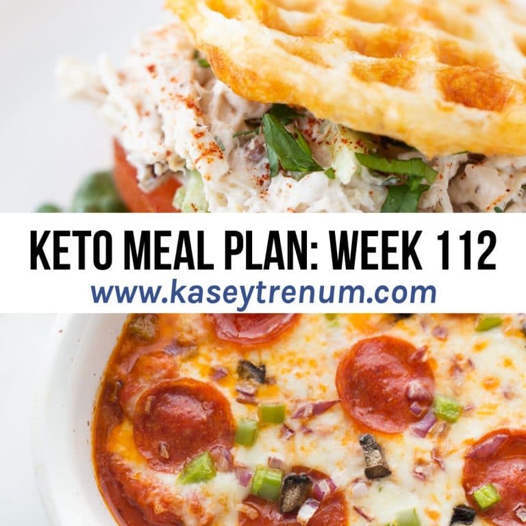 Keto Meal Plan: Week 112