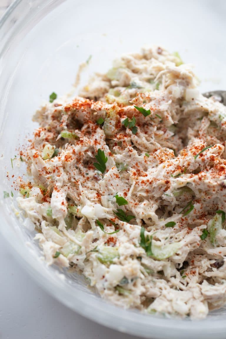 Keto Chicken Salad (Quick & Easy) - Kasey Trenum