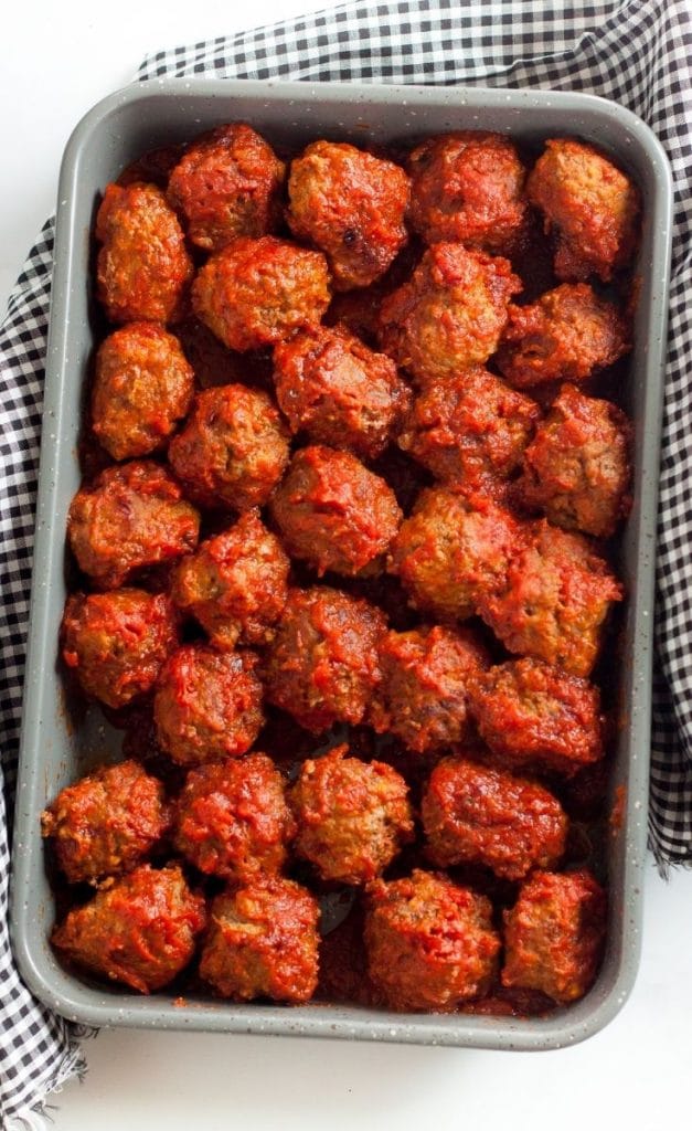 Keto Italian Meatball Casserole - Kasey Trenum