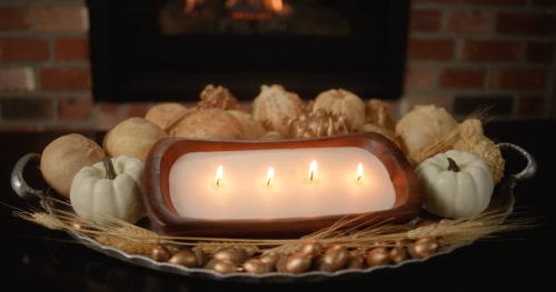 Lightscapes Cinnamon Bun Dough Bowl Candle
