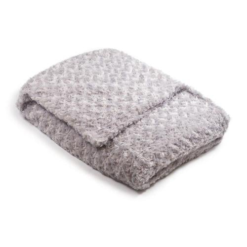 Silver Grey Chenille Magic Weighted Blanket