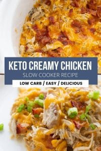 Slow Cooker Cheesy Chicken Recipe with Bacon - Kasey Trenum