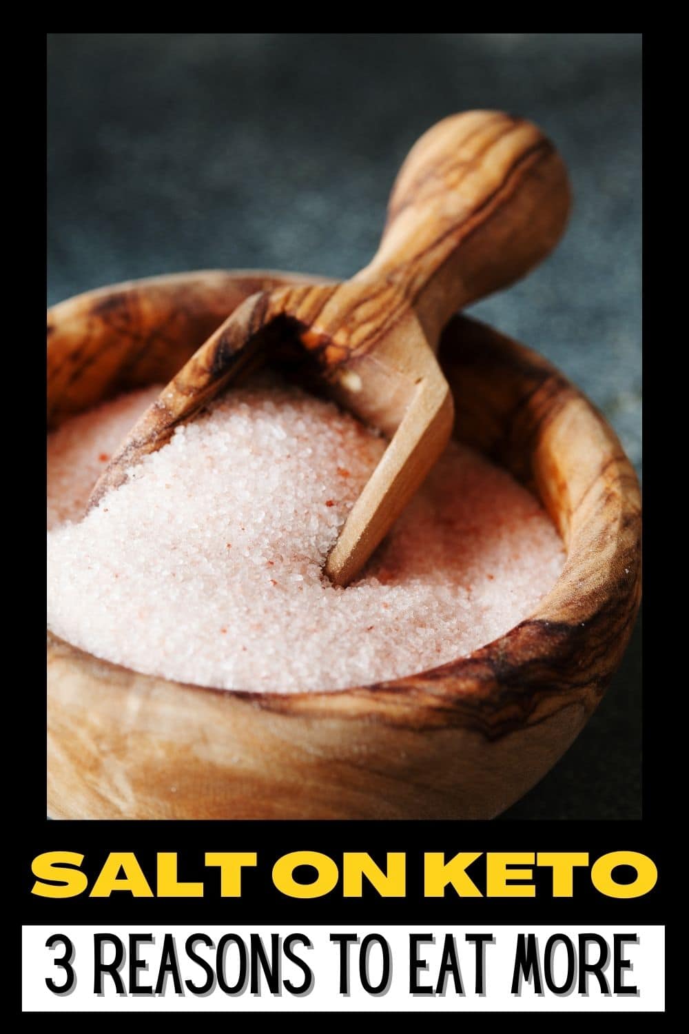 salt on keto image with yellow text